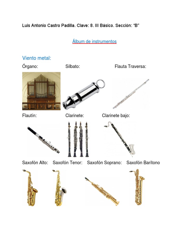 Album de Instrumentos | PDF | Arte