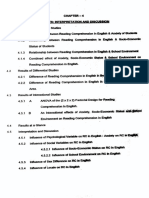 Reading comprehension factors analyzed