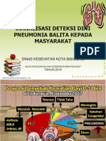 Materi Sosialisasi Deteksi Dini Pneumonia Balita Masy