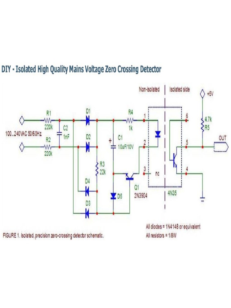 Isolated High Quality Zero Crossing Detector | PDF