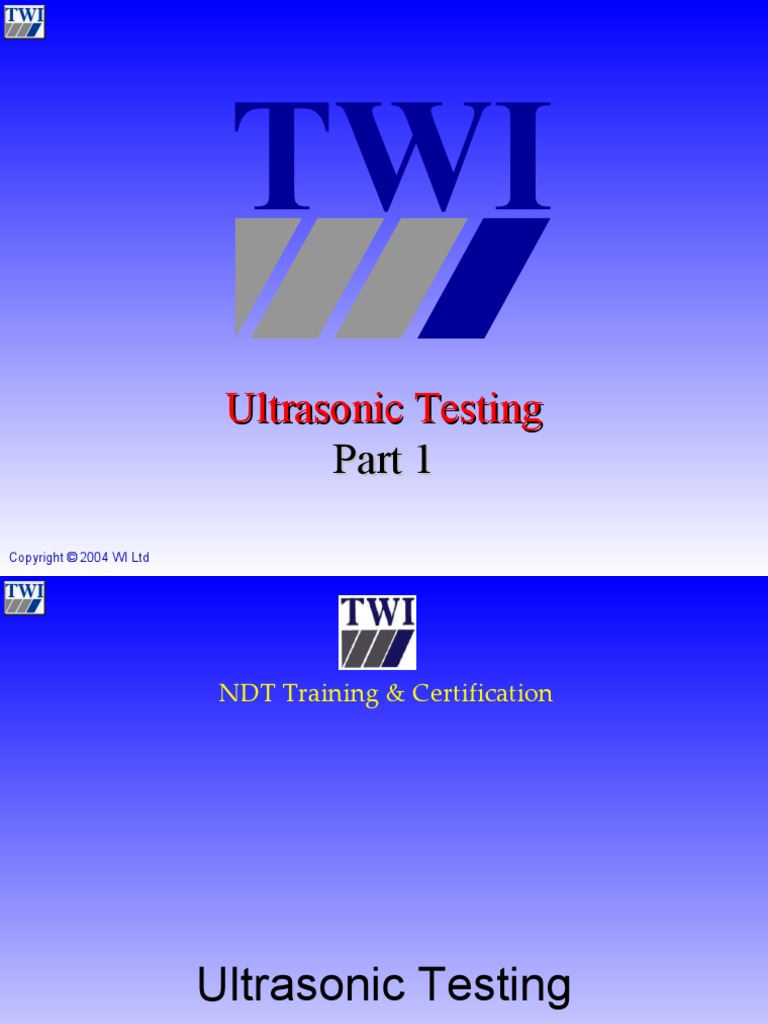 Ultrasonic Testing | PDF | Hertz | Wavelength