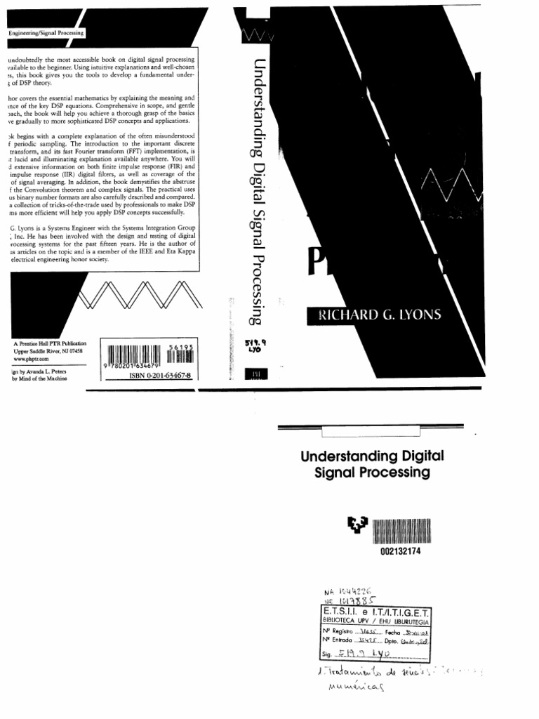 Richard G. Lyons Understanding Digital Signal ProcessingAddison