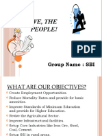 We, The People!: Group Name: SBI
