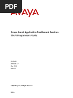 173544avaya Aura AES 7-0 JTAPI Programmers Guide