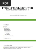 Types of Cooling Tower: Mass Transfer Operations-2