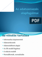 Adatszervezés Alapjai