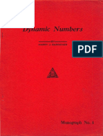 1933 Harry J Gardener Dynamic Numbers