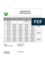 Jadwal Mengajar