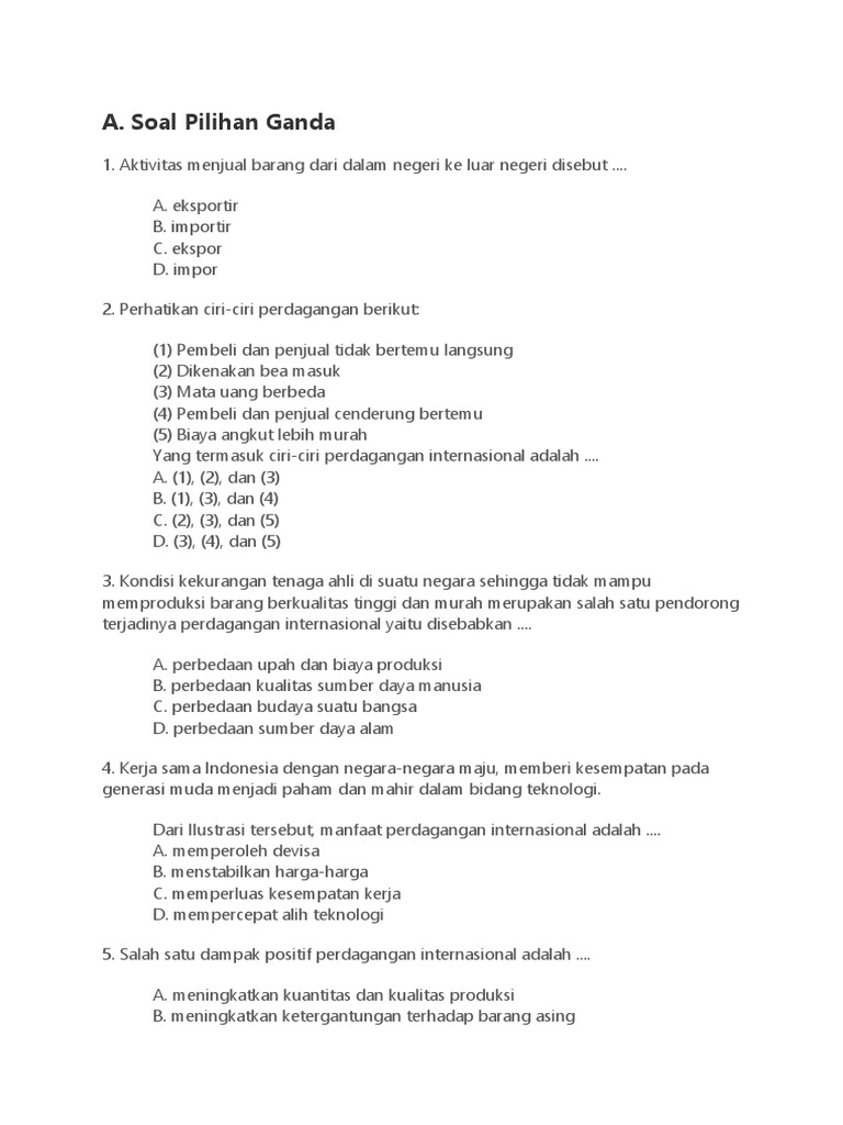 Contoh Soal Pdf