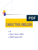 Cable Tool Drilling History and Techniques