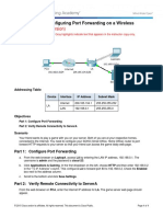 5.2.4.4 Packet Tracer - Configuring Port Forwarding On A Wireless Router Instructions IG PDF