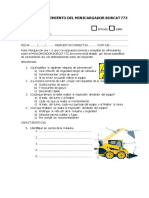 Test de Conocimiento Del Minicargador Bobcat 773 Tecsur PDF