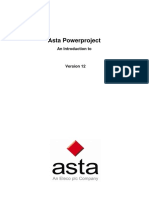 Introduction To Asta Powerproject