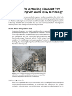 Guidance For Controlling Silica Dust From Stone Crushing With Water Spray Technology - For Employers PDF