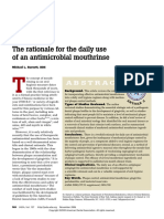 The Rationale For The Daily Use of Antimicrobial Mouthwash