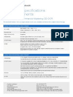 Production Specs 2D DCP Production