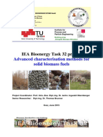 IEA Bioenergy Task 32 Project: Advanced Characterisation Methods For Solid Biomass Fuels