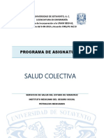 Salud Colectiva Plan de Docencia 2019