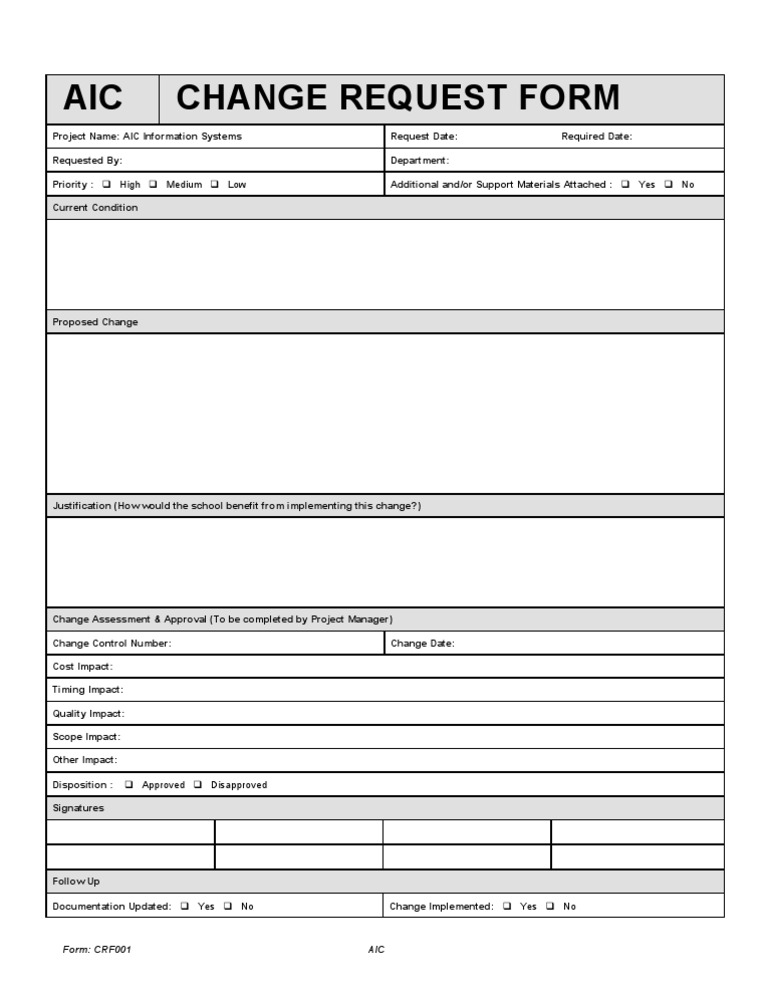 User Information Change Request Form | PDF | Computers | Technology ...