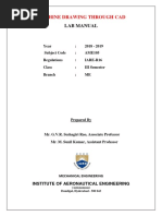 Machine Drawing Through Cad 