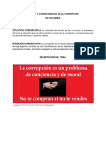 Causas y Consecuencias Corrupción en Colombia