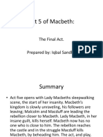 Macbeth Act V by Iqbal Sandhu