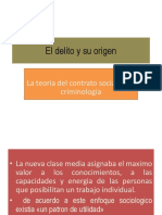 TEORÍA DEL CONTRATO SOCIAL Y LA NATURALEZA DE LA MOTIVACIÓN DELICTIVA