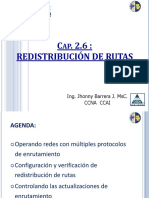 UPS Redes II Cap 2.6 Redistribución de Rutas