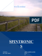 Spintronics and Its Emergence as Next Generation Of