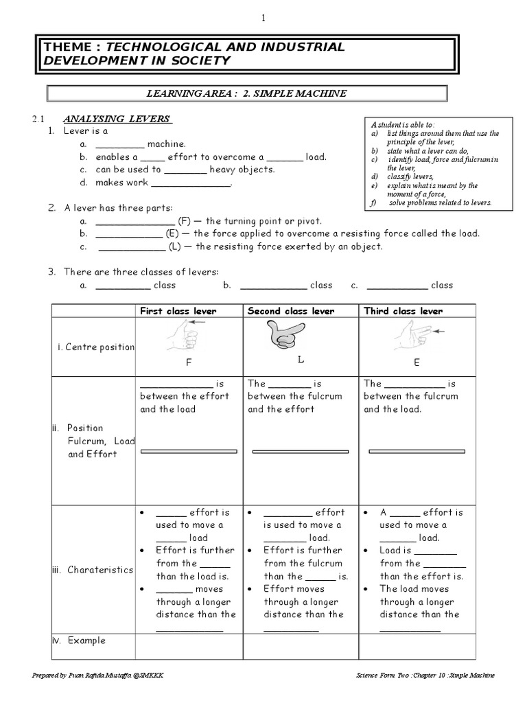 Understanding Levers and Their Applications | PDF | Lever | Classical ...