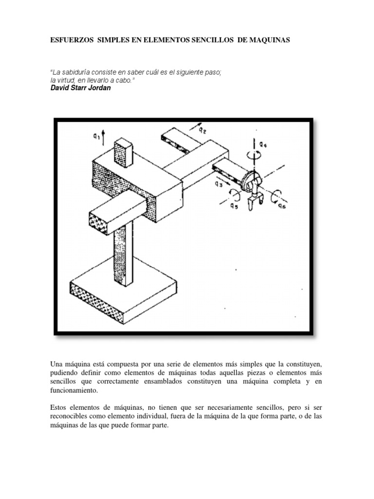 Esfuerzos en Elementos de Máquinas | PDF | Pascal (Unidad) | Doblar
