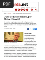 O Que é o Ecossocialismo, Por Michael Löwy (1) _ Esquerda