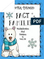 Multiplication and Division Fact Families Winter the Me