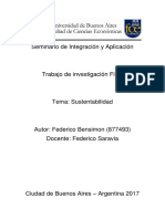 Trabajo de Investigación Final - Sustentabilidad