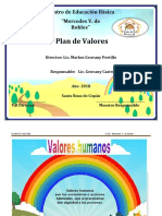 Plan de Valores 5to Grado 