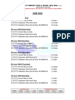 Sky Mirror - Schedule 2018 - June