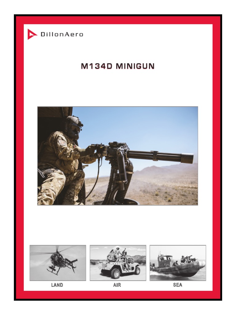 M134D Minigun Overview and Specs | PDF | Hazards | Military Science