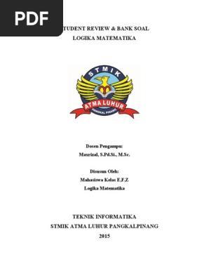 Student Review And Bank Soal Logika Mate Pdf