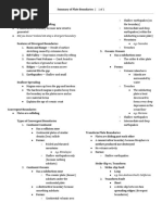 Plate Boundaries Reviewer