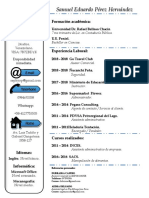 Perfil profesional Samuel Pérez