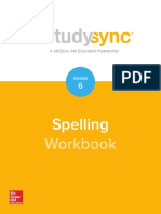 G6 TE Spelling Workbook Answers