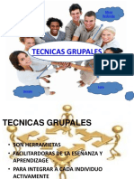 TECNICAS GRUPALES 