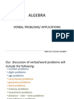 Math10 Verbal Problems