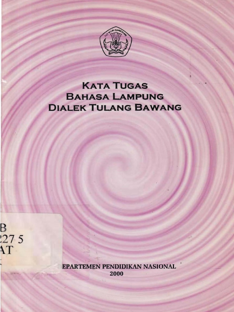 Kata Tugas Bahasa Lampung Tulang Bawang 2000 Pdf