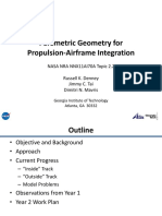 Parametric Geometry For Propulsion-Airframe Integration