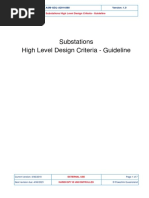 Substations High Level Design Criteria Guideline