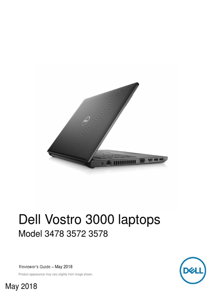 Vostro 14 15 3000 3468 3478 3568 3562 3572 3578 Customer Brochure Vegas Vegas Mlk Laptop Personal Computers