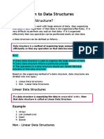 Introduction To Data Structures: What Is Data Structure?