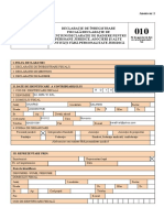 Anexa nr.1: I. Felul Declaraţiei