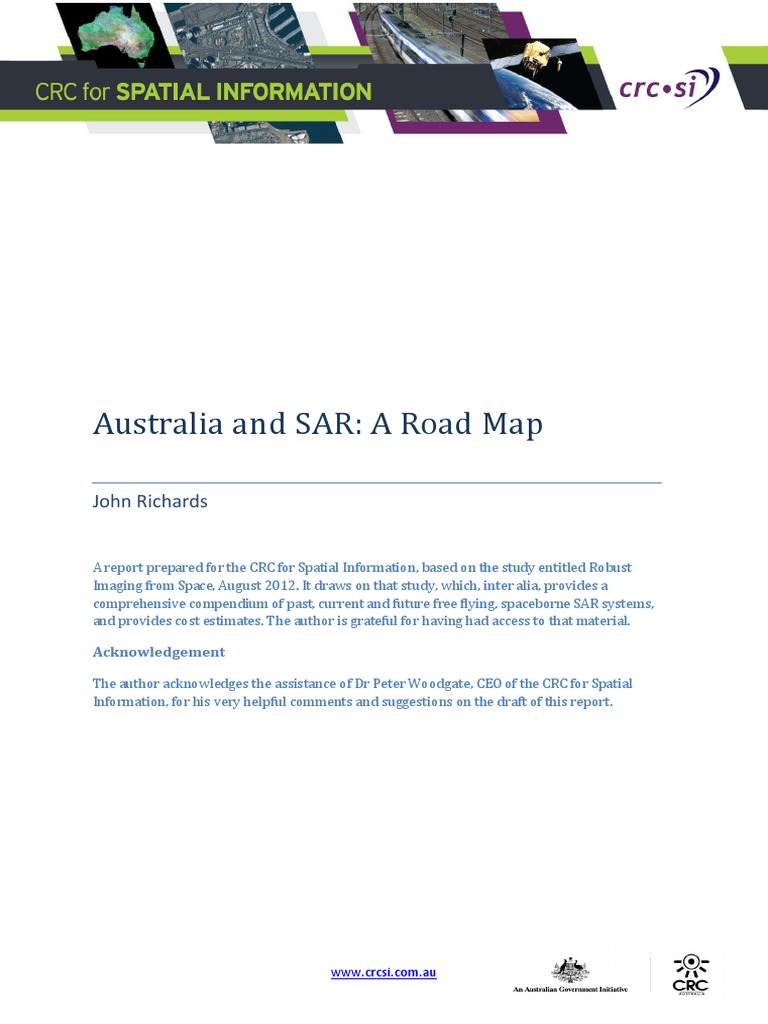 Australia’s SAR Investment Strategy | PDF | Remote Sensing | Radar